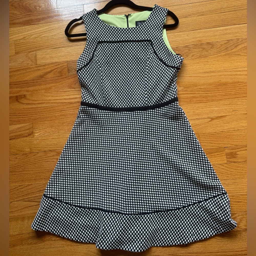 Oleg Cassini Black & White Dress